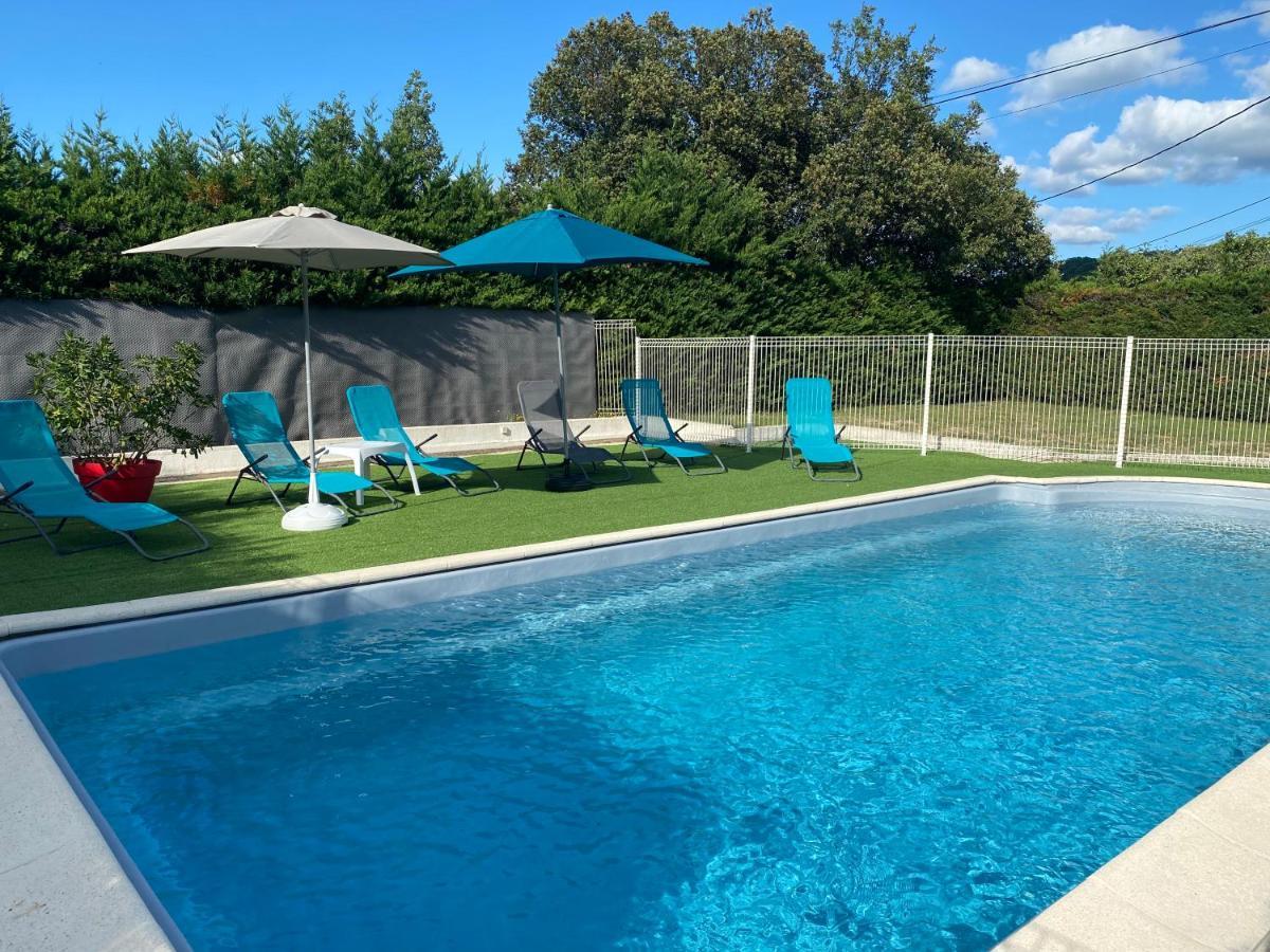 Gite Lavande Avec Piscine Privee Classe 4 Etoiles Lagorce  Exteriör bild