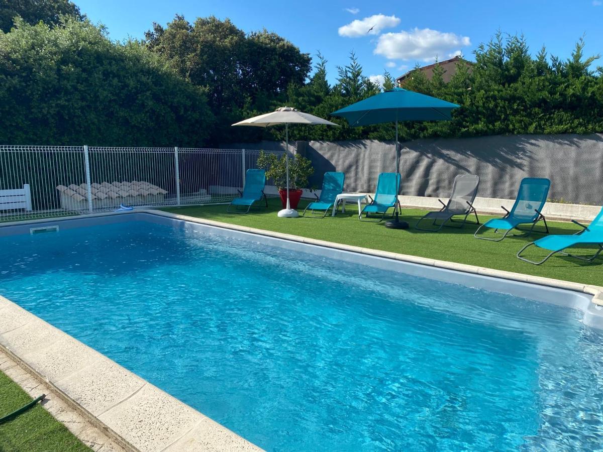 Gite Lavande Avec Piscine Privee Classe 4 Etoiles Lagorce  Exteriör bild