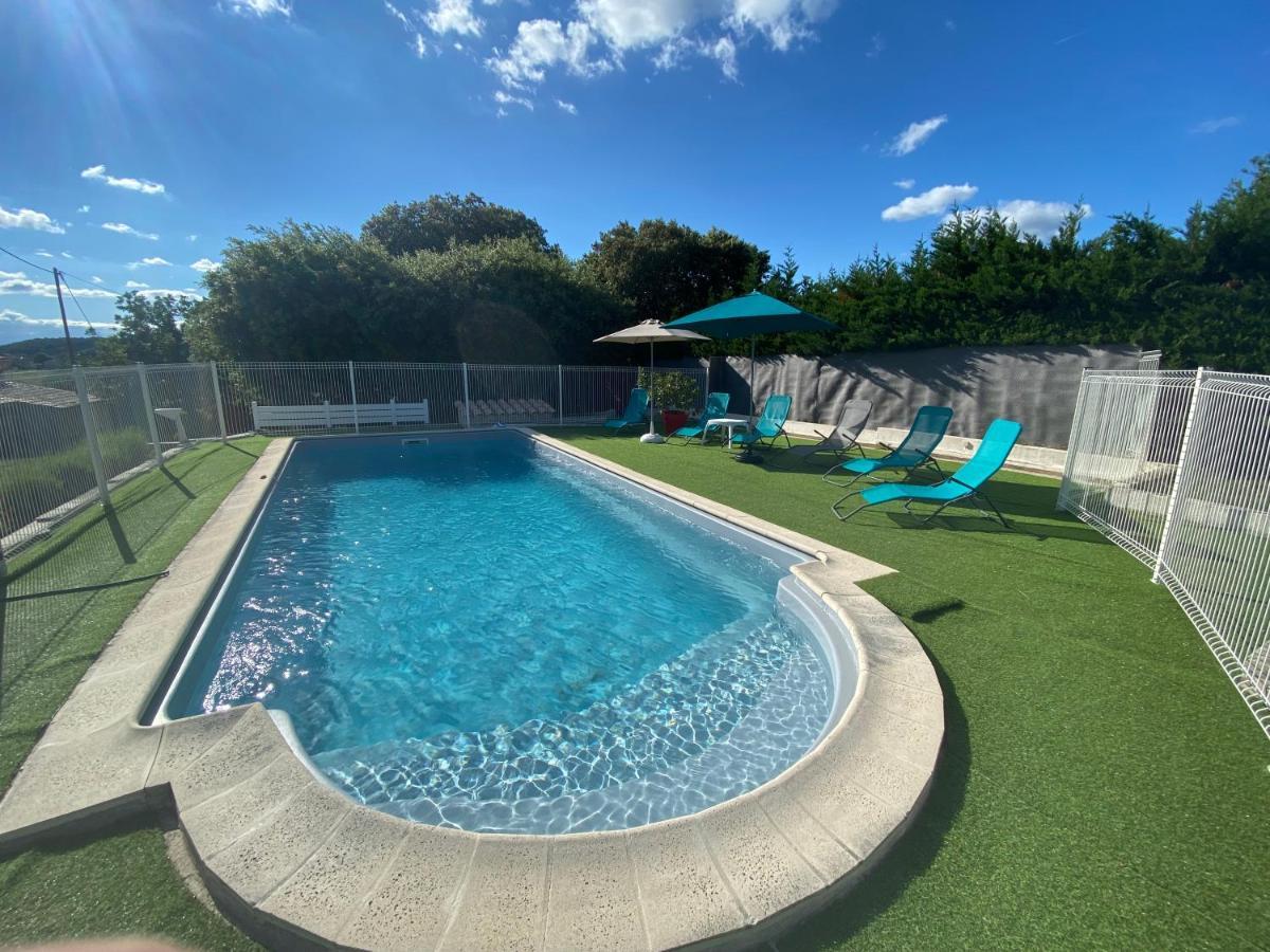 Gite Lavande Avec Piscine Privee Classe 4 Etoiles Lagorce  Exteriör bild