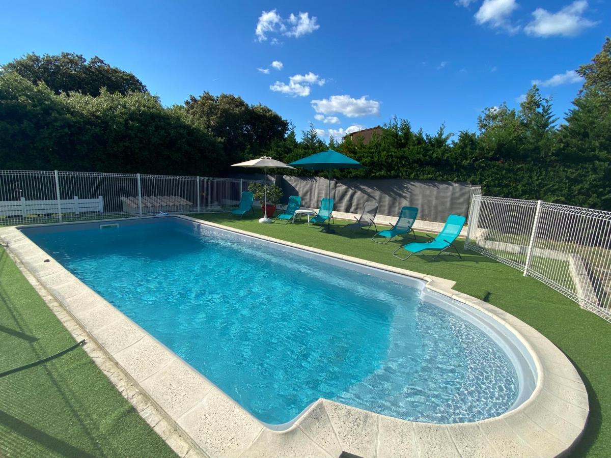 Gite Lavande Avec Piscine Privee Classe 4 Etoiles Lagorce  Exteriör bild